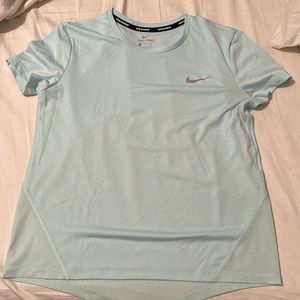 Nike Dry-Fit Running Shirt. Light Blue. Size Small. Like new. Smoke free home.